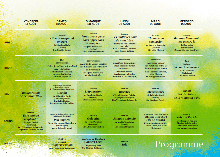 Le programme